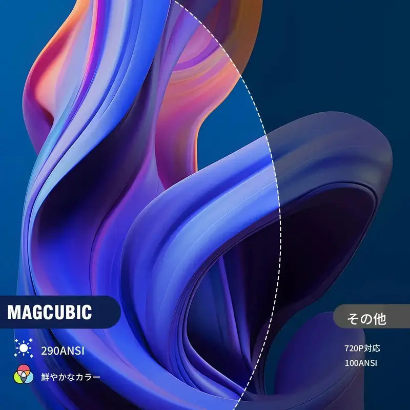 日本で大人気！Magcubic™ ポータブルシネマ✨ 最大130インチ投影