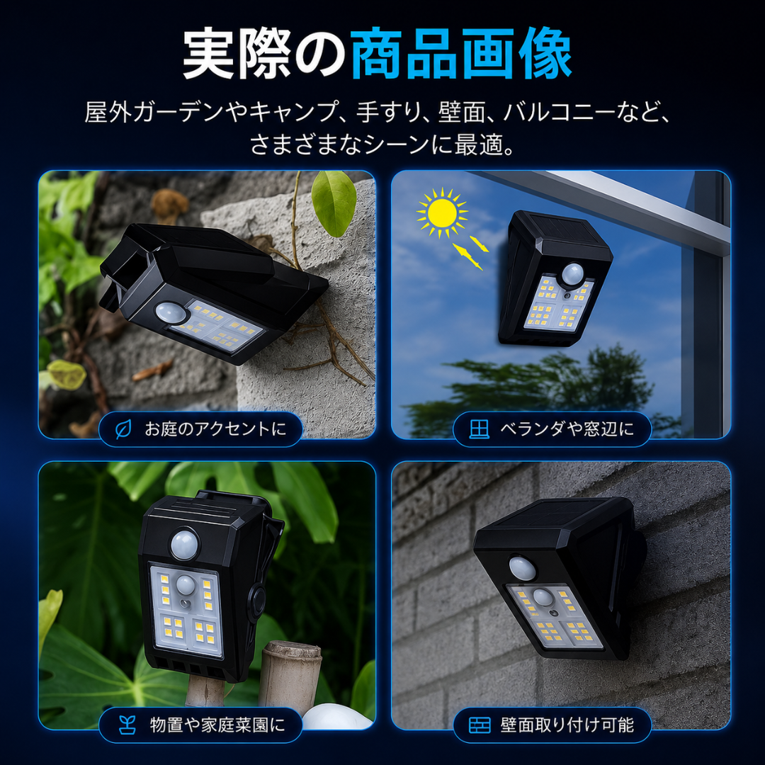 LumiSmart™｜ソーラー充電式 人感センサーライト